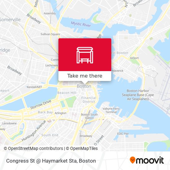 Congress St @ Haymarket Sta map