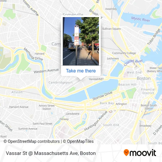Mapa de Vassar St @ Massachusetts Ave