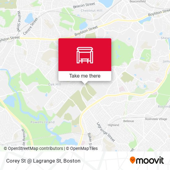 Corey St @ Lagrange St map