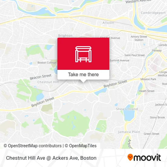 Chestnut Hill Ave @ Ackers Ave map