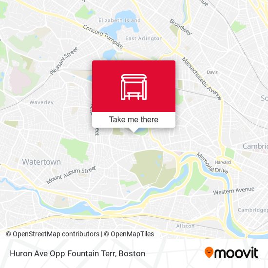 Mapa de Huron Ave Opp Fountain Terr