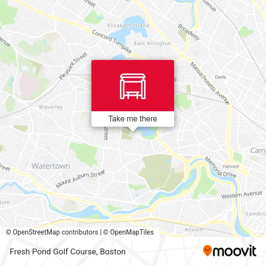 Fresh Pond Golf Course map
