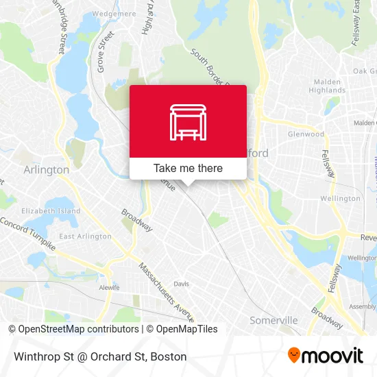 Winthrop St @ Orchard St map