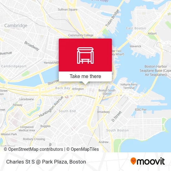 Charles St S @ Park Plaza map