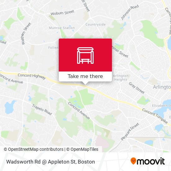 Mapa de Wadsworth Rd @ Appleton St