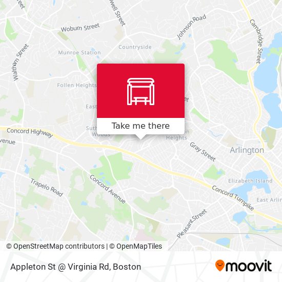 Appleton St @ Virginia Rd map