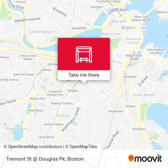 Mapa de Tremont St @ Douglas Pk