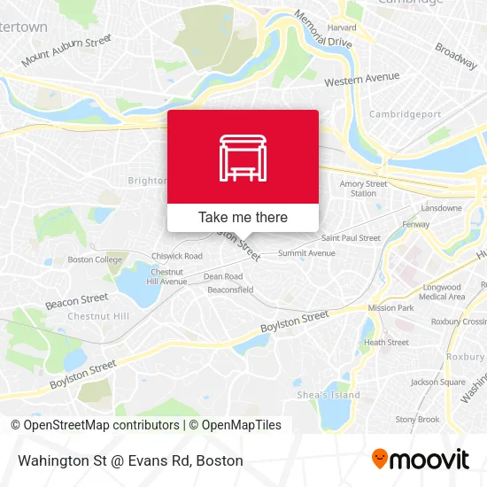 Wahington St @ Evans Rd map