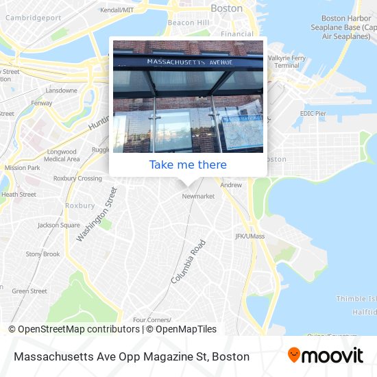 Massachusetts Ave Opp Magazine St map