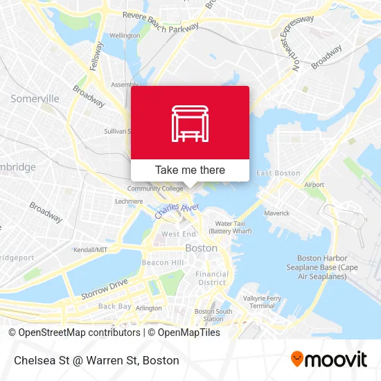 Mapa de Chelsea St @ Warren St