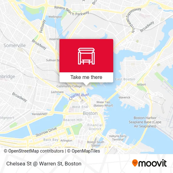 Mapa de Chelsea St @ Warren St