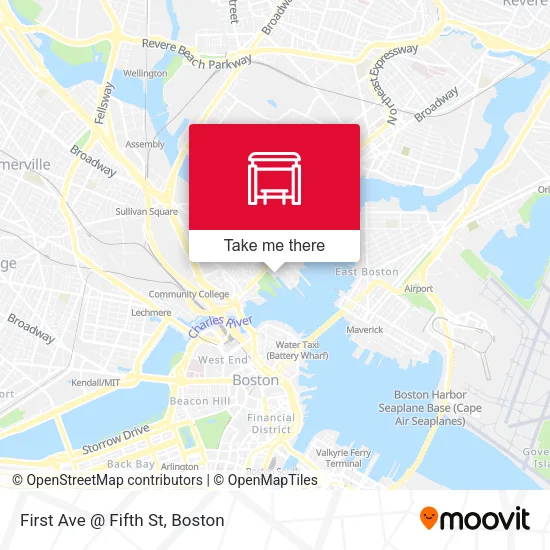 First Ave @ Fifth St map