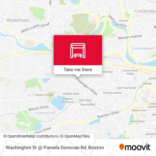 Washington St @ Pamela Donovan Rd map