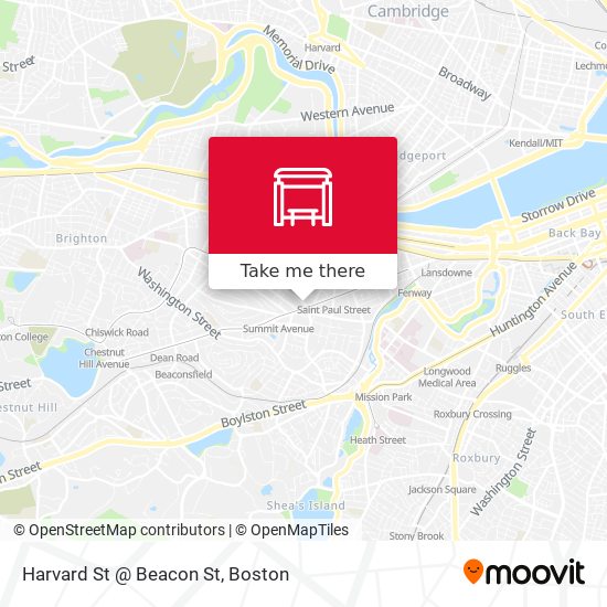 Mapa de Harvard St @ Beacon St