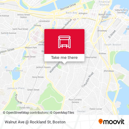 Walnut Ave @ Rockland St map