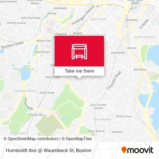 Mapa de Humboldt Ave @ Waumbeck St