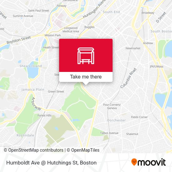 Mapa de Humboldt Ave @ Hutchings St