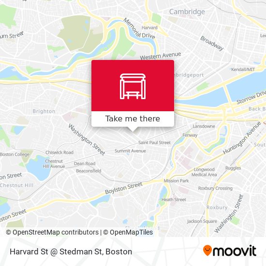 Mapa de Harvard St @ Stedman St