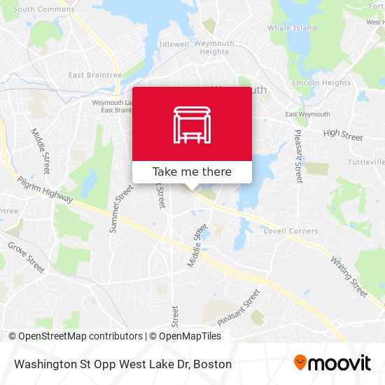 Washington St Opp West Lake Dr map
