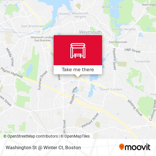 Washington St @ Winter Ct map