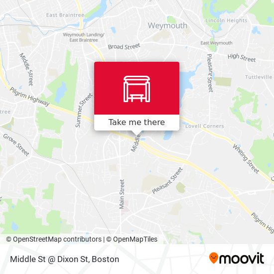 Middle St @ Dixon St map