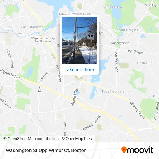 Washington St Opp Winter Ct map