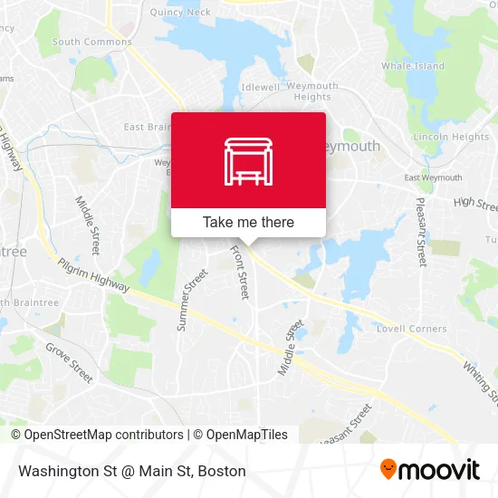 Mapa de Washington St @ Main St