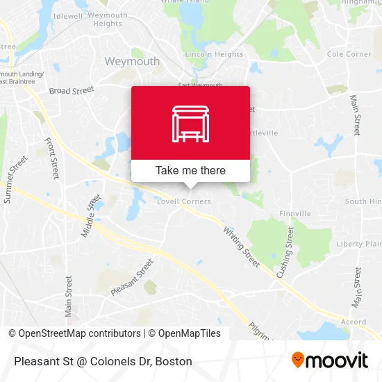 Pleasant St @ Colonels Dr map