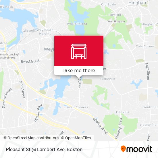 Mapa de Pleasant St @ Lambert Ave