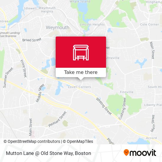 Mutton Lane @ Old Stone Way map