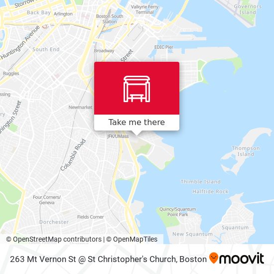 Mapa de 263 Mt Vernon St @ St Christopher's Church