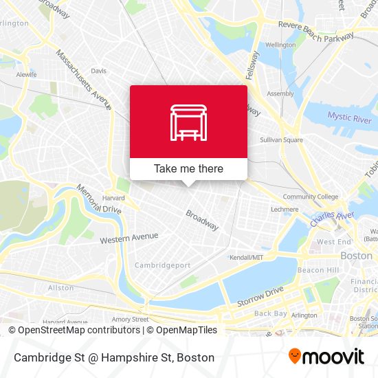 Cambridge St @ Hampshire St map