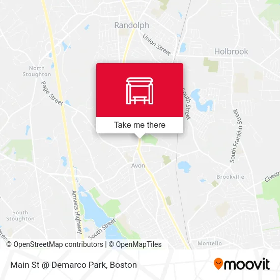 Main St @ Demarco Park map