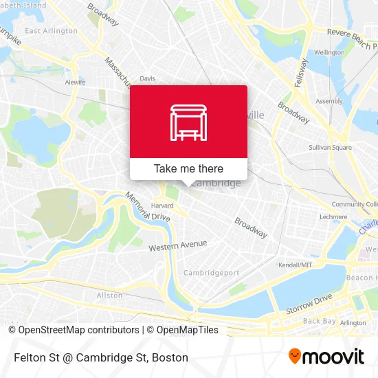 Mapa de Felton St @ Cambridge St