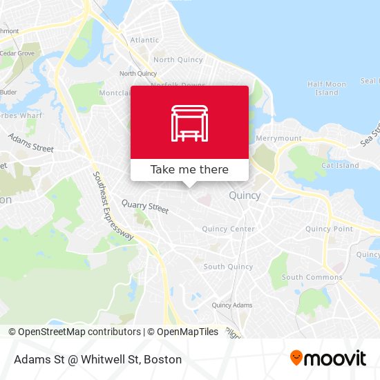 Mapa de Adams St @ Whitwell St
