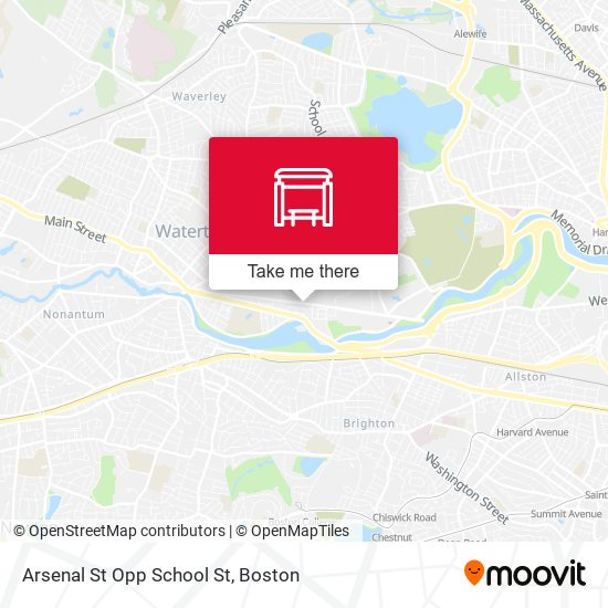 Arsenal St Opp School St map