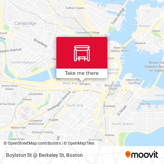 Boylston St @ Berkeley St map