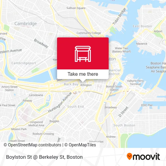 Boylston St @ Berkeley St map
