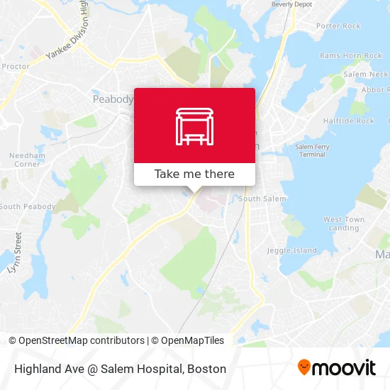 Mapa de Highland Ave @ Salem Hospital