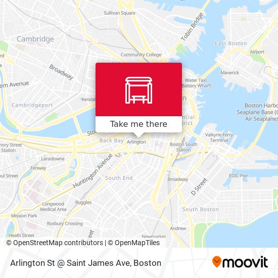 Mapa de Arlington St @ Saint James Ave