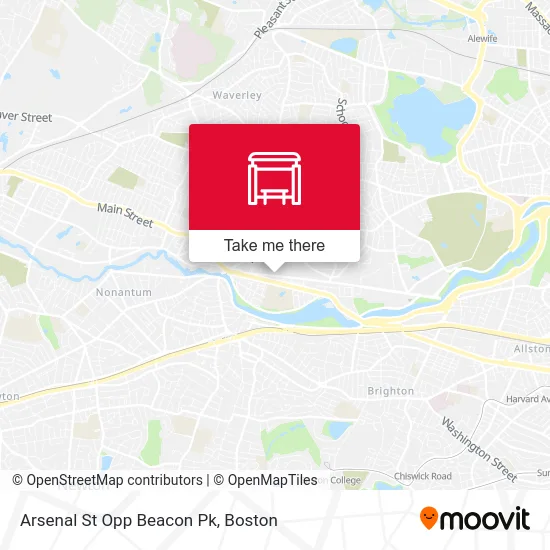 Arsenal St Opp Beacon Pk map