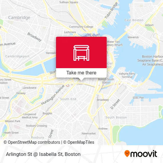 Mapa de Arlington St @ Isabella St