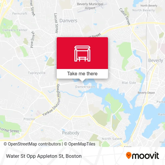 Water St Opp Appleton St map