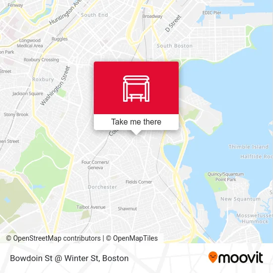 Mapa de Bowdoin St @ Winter St