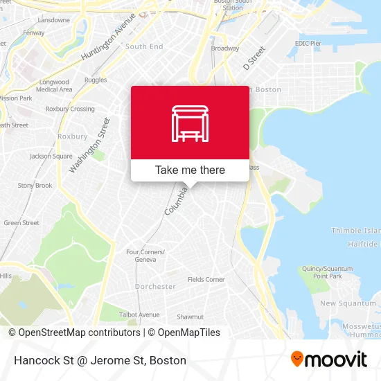 Hancock St @ Jerome St map