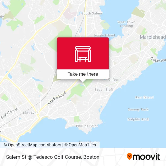 Salem St @ Tedesco Golf Course map