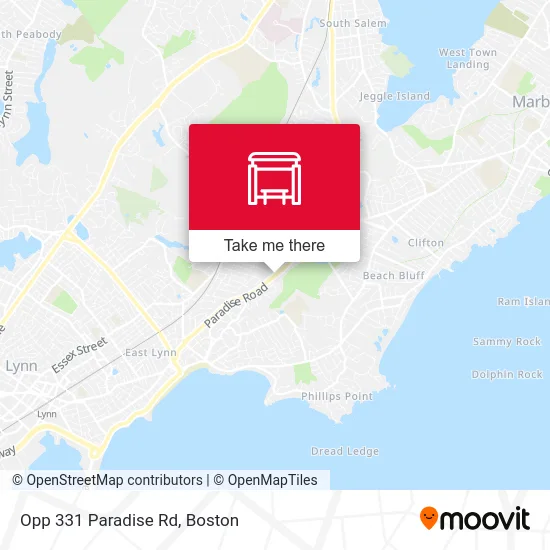 Opp 331 Paradise Rd map