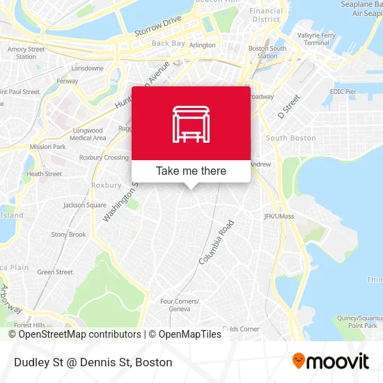 Dudley St @ Dennis St map