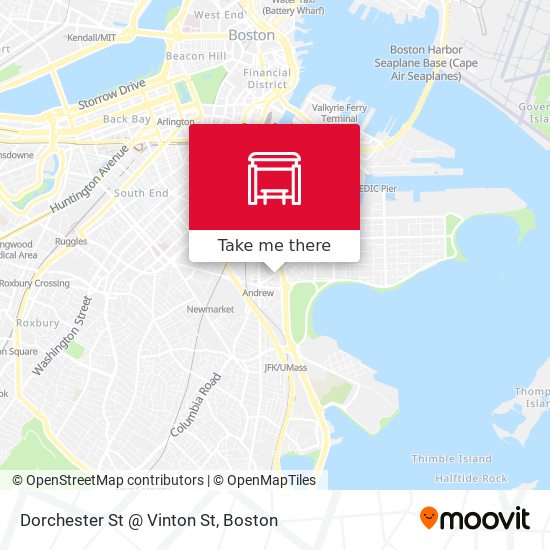 Mapa de Dorchester St @ Vinton St