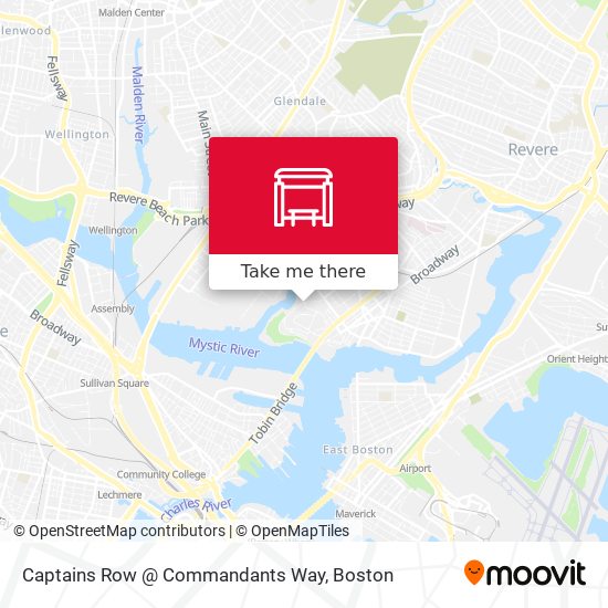 Captains Row @ Commandants Way map